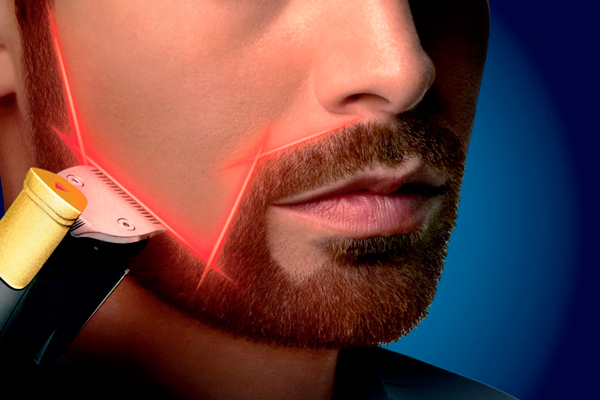 guía laser en cortadoras de barbas